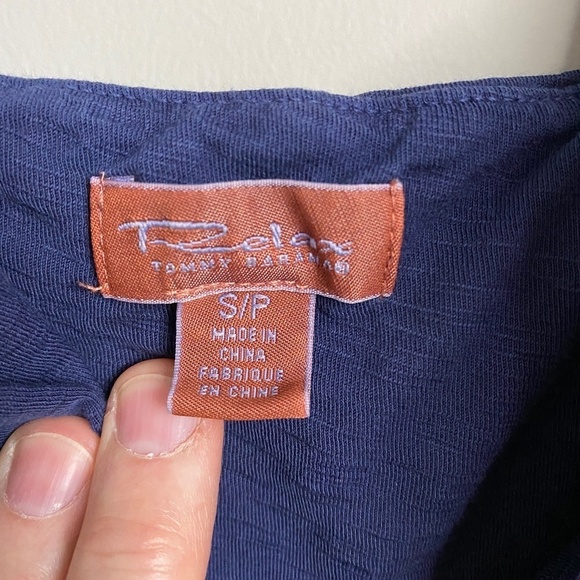 Tommy Bahama RELAX Women's Navy Blue Tank Top Peasant Dress Size Small - Picture 2 of 13